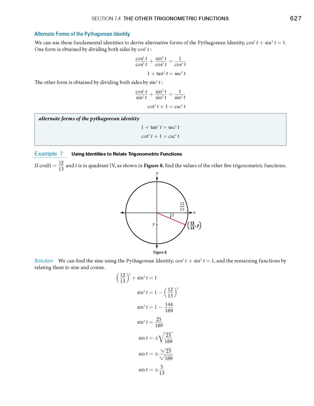 Algebra and Trigonometry - Front Matter 645